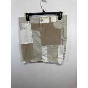 Anthropologie Pilcro WomenAnd The Letterpress Corduroy Patchwork Skirt Cotton 27